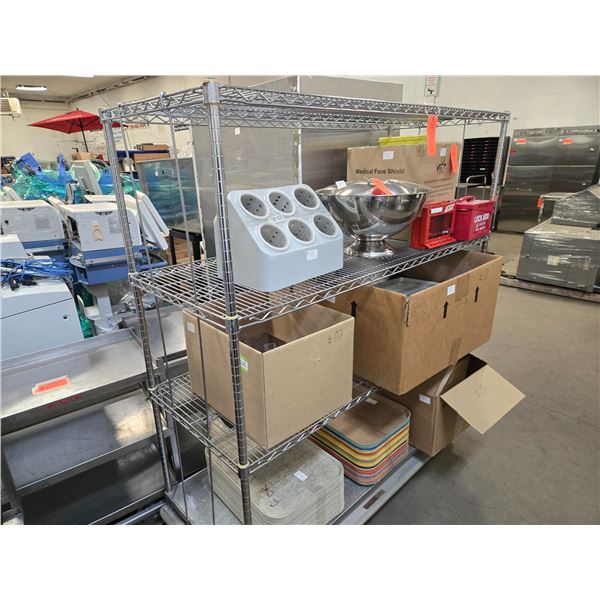 Stainless Steel Storage Rack On Wheels