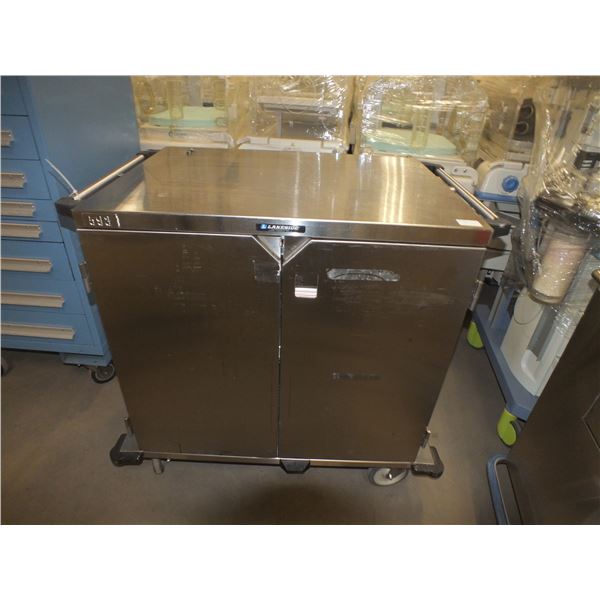 2 Door Stainless Steel Storage Cabinet On Wheels