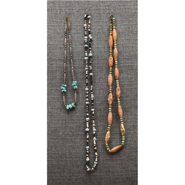 THREE PUEBLO NECKLACES
