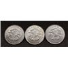 Image 1 : THREE SILVER EAGLE IN GOD WE TRUST TRADE UNIT