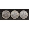 Image 2 : THREE SILVER EAGLE IN GOD WE TRUST TRADE UNIT