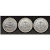 Image 2 : THREE SILVER EAGLE IN GOD WE TRUST TRADE UNIT