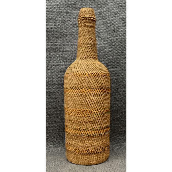 NOOTKA /MAKAH BASKETRY BOTTLE