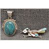 Image 1 : TWO  PIN/PENDENT ZUNI /NAVAJO