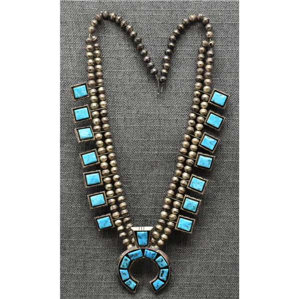 NAVAJO INDIAN NECKLACE (BENNY TOUCHINE)