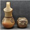 Image 2 : TWO HOPI POTTERY ITEMS (BONNIE NAMPEYO/L. CHAPELLA)