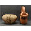 Image 4 : TWO HOPI POTTERY ITEMS (ELIDIA CHAPELLA & BONNIE SAHME)
