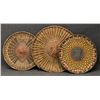 Image 1 : THREE HOPI BASKETRY PLAQUES