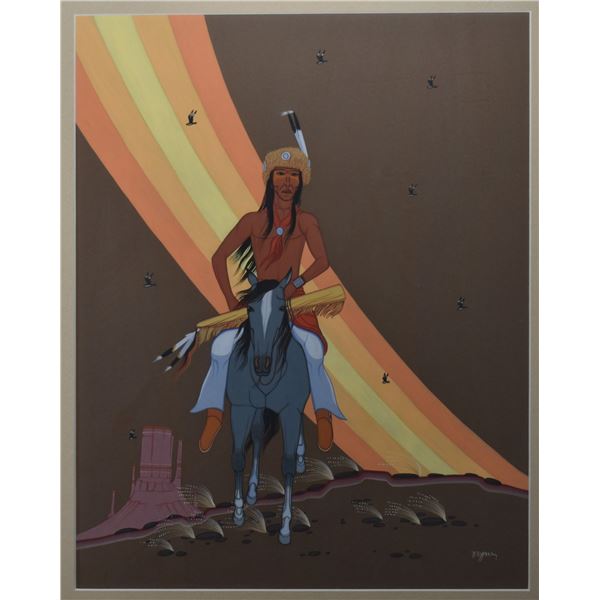 NAVAJO PAINTING (BEATIN YAZZ)