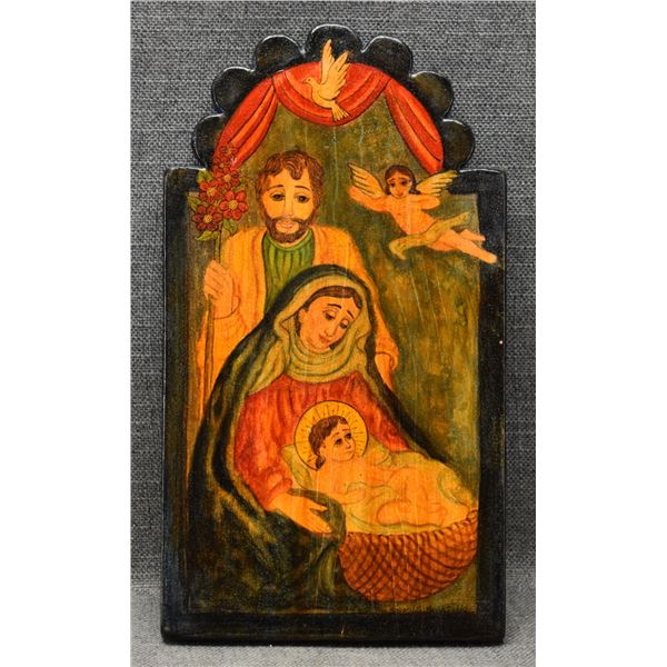 NEW MEXICAN RETABLO (CARMELITA LAURA VALDEZ)
