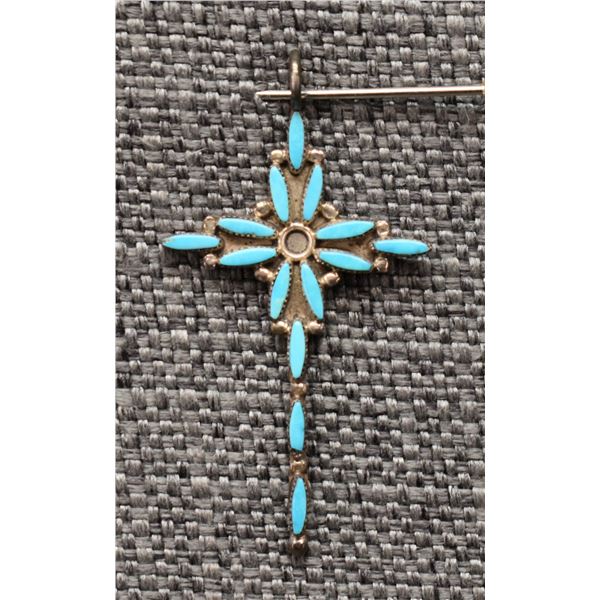 ZUNI CROSS PENDENT