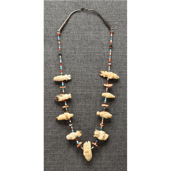 ZUNI  FETISH NECKLACE
