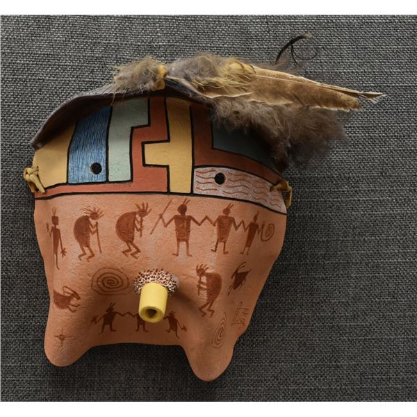 NAVAJO POTTERY MASK (DAVID K JOHN)