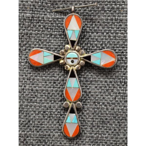ZUNI CROSS PENDENT