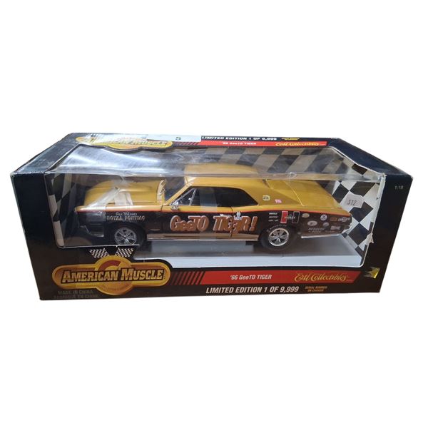 American Muscle limited edition 1966 GTO Tiger 1:18 scale