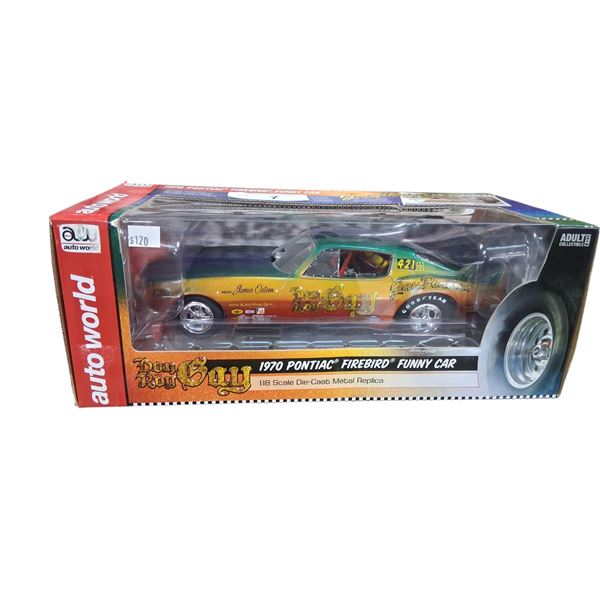 Autoworld Don Roy Gay 1970 Pontiac Firebird funny car 1:18 scale