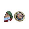 Image 1 : 2 1950s Skipper and Pirate chalkware heads made in England 6"