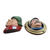 Image 2 : 2 1950s Skipper and Pirate chalkware heads made in England 6"