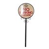 Image 1 : Vintage double sided Safeway No Parking sign in lollipop bracket 56" tall. Sign is 20" diameter