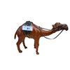 Image 1 : Vintage leather camel statue 15" long
