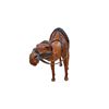 Image 3 : Vintage leather camel statue 15" long