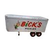 Image 7 : Vintage 50s Minnitoy pressed steel truck and trailer Bick's pickles 29" overall length