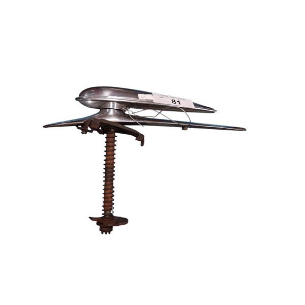 Vintage 1937/38 Ford hood ornament/latch handle 11"