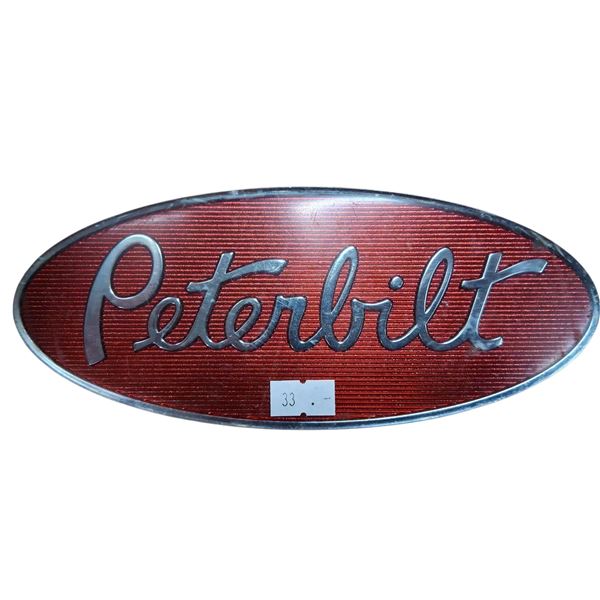 Vintage Peterbuilt emblem 7" wide