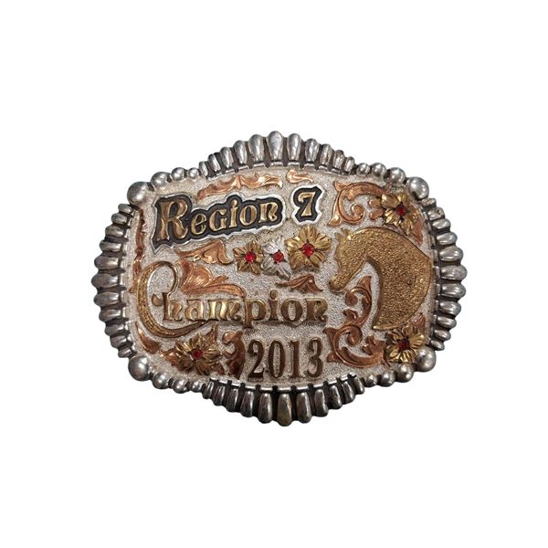 Region Seven Champion 2013 belt buckle