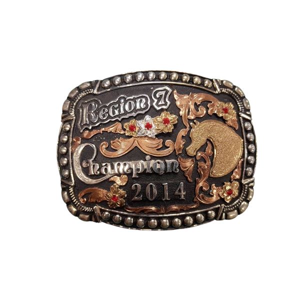 Region Seven Champion 2014 belt buckle