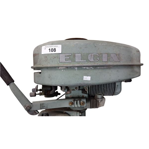 40s/50s vintage Elgin outboard motor 35" tall