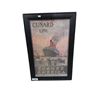 Image 3 : Vintage Europe America Cunard Line ad framed 28"x18"