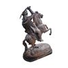 Image 2 : Metal warrior on horse statue 18"