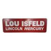 Image 2 : Vintage Lou Isfeld Lincoln Mercury double sided wooden sign with hanging hook eyes 44"x16"