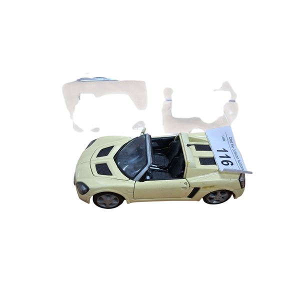 2001 Opal Speedster 1:24 scale car made by Welly