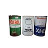 Image 1 : 3 1 quart vintage tins Gulf, Castrol, Phillips