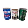 Image 1 : 3 vintage oil cans, Durall, Esso