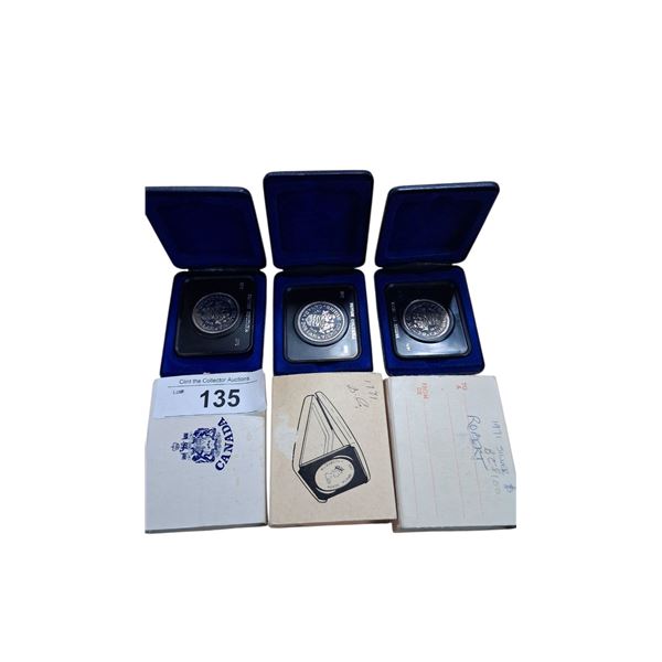 3 NIB British Columbia collector coins