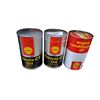 Image 1 : 3 vintage 1 quart oil cans, Shell