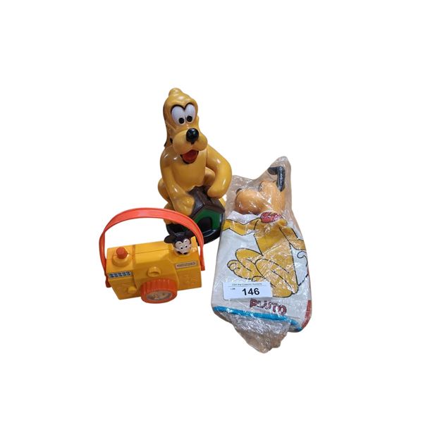 3 Mickey Mouse collectibles