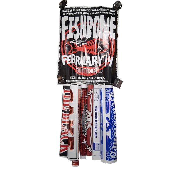 8 vintage concert posters