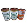 Image 1 : 3 1 quart oil tins Quaker State & Gulf