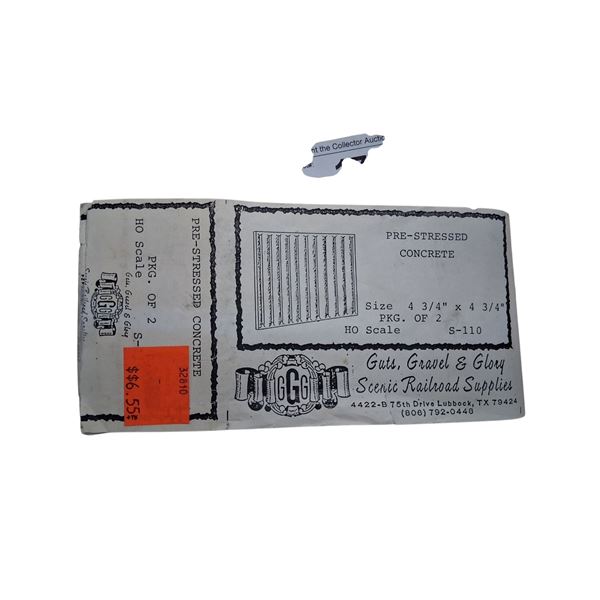 NIB HO scale train diorama prestressed concrete