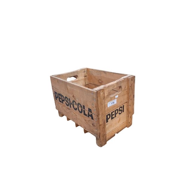 Vintage wooden Pepsi crate