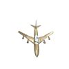 Image 2 : Vintage brass jet airliner 14" long