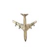 Image 3 : Vintage brass jet airliner 14" long