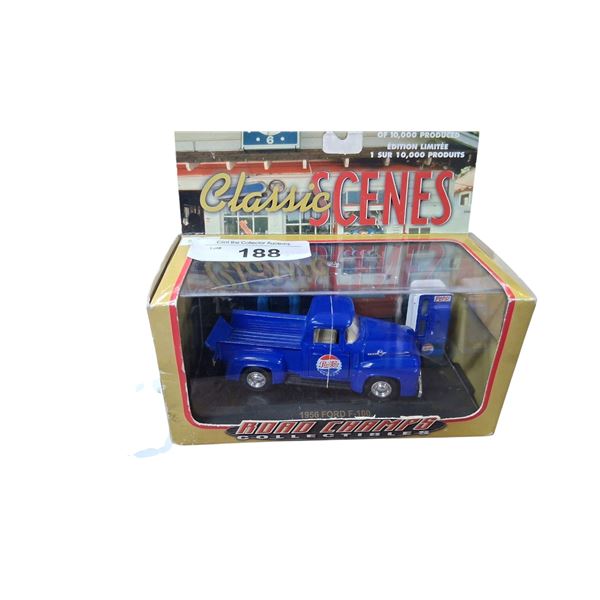 NIB 1956 Ford F-100 Pepsi-Cola truck with soda machine, made by Hershey's, box is 7" 1 of 10,000