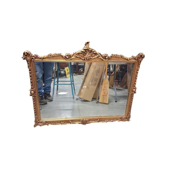 Ornately framed mirror 40"x36"