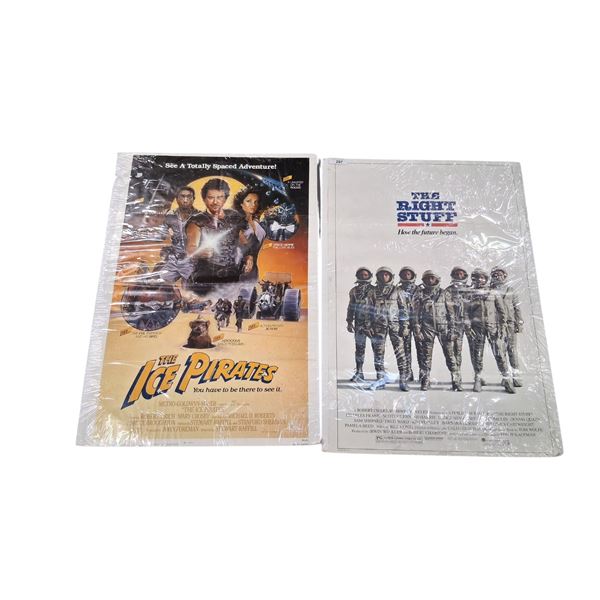 2 vintage movie posters on cardboard 41"x29"