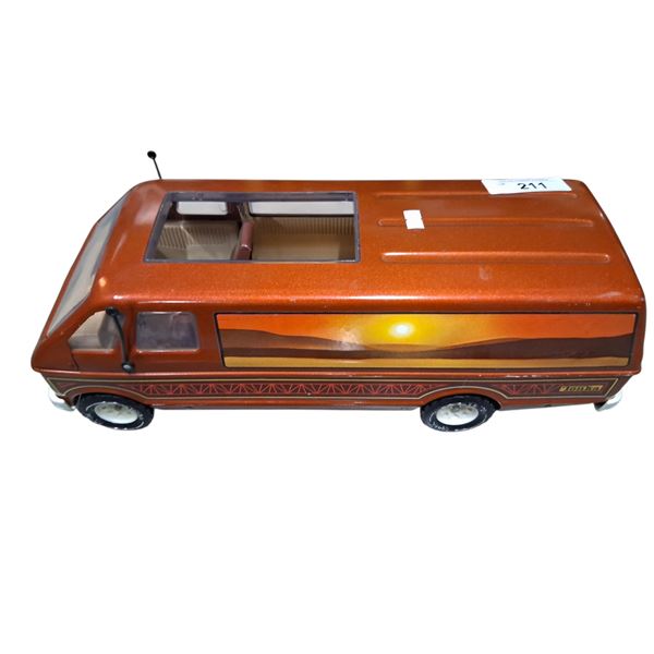 70s Tonka boogie van pressed steel 16" long
